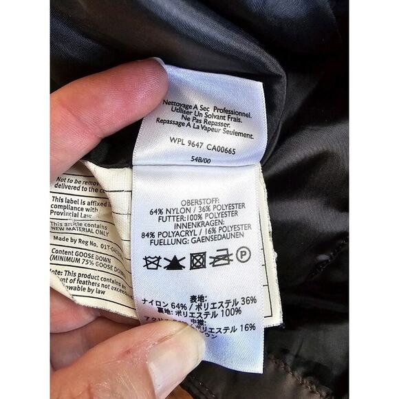 Eddie Bauer Goose Down Vest Brown Faux Fur Collar Women’s Size Medium - Picture 10 of 10